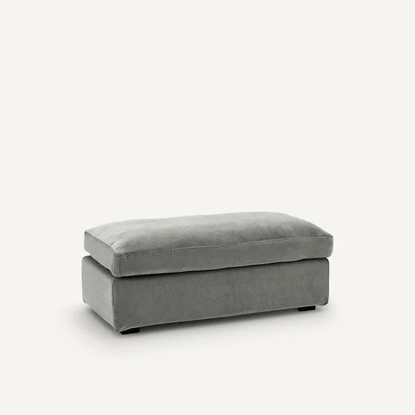 Am.pm Polsterhocker Neo Chiquito, Samt Stonewashed