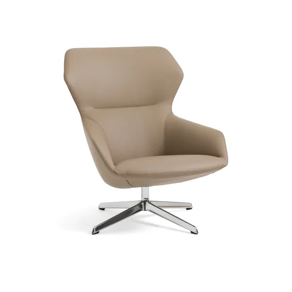 Am.pm Relax-drehsessel Archie, Vollnarbenleder