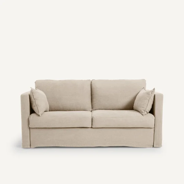 AM.PM Schlafsofa Néo Kinkajou, Dickes Leinen Stonewashed