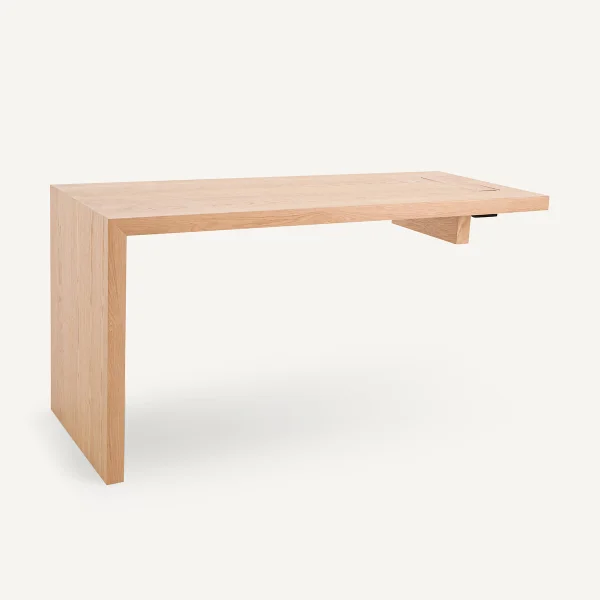 Am.pm Schreibtischplatte Mit Fuss Mikube, Eiche, B. 150 Cm