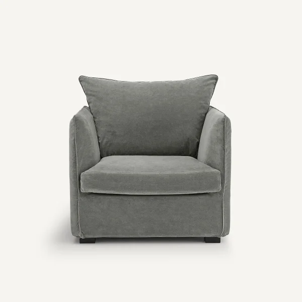 AM.PM Sessel Néo Chiquito, Samt Stonewashed