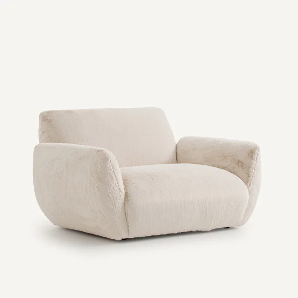 AM.PM Sessel Spogano, Webpelz-optik