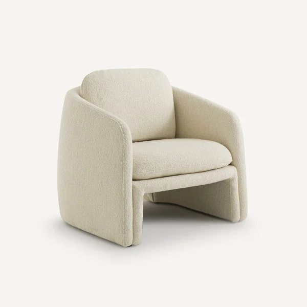 Am.pm Sessel Warren, Bouclé, Niedrige Form