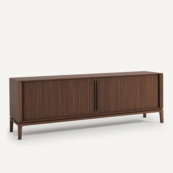 Am.pm Sideboard Liamca, Nussbaum Und Leder