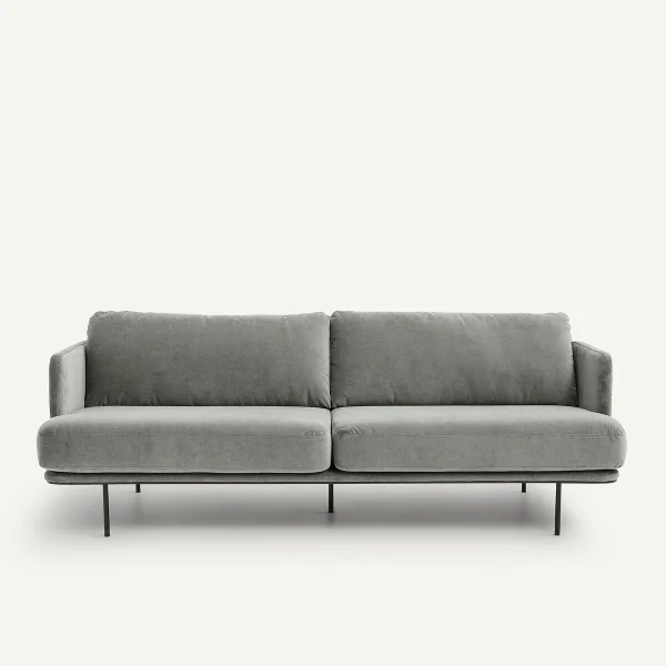AM.PM Sofa Antoine, Samt Stonewashed, Design By E. Gallina