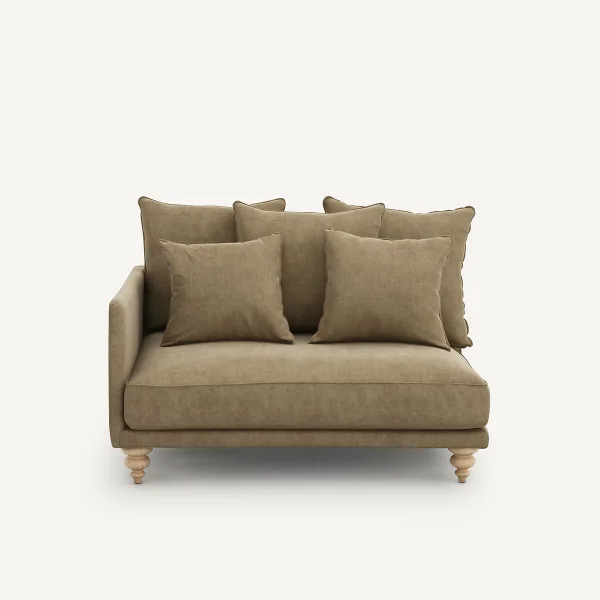 AM.PM Sofa-element Lazare, Samt Stonewashed