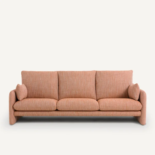AM.PM Sofa Luciano, Chevron In Tweed-optik