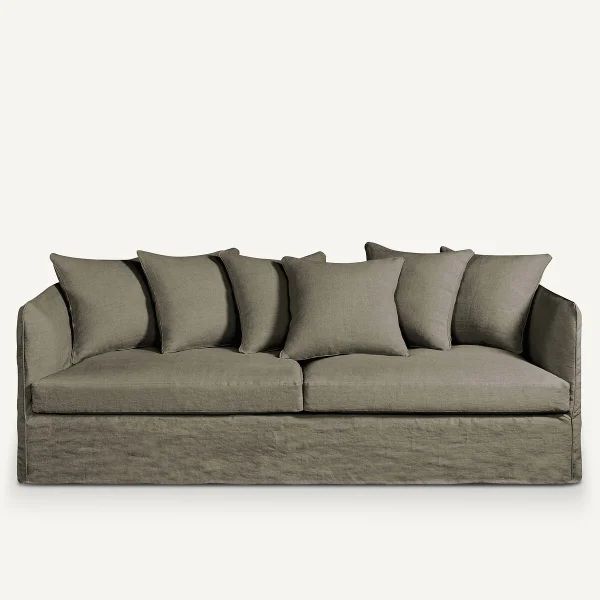 AM.PM Sofa Néo Chiquito, Dickes Leinen Stonewashed