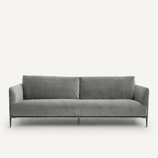 AM.PM Sofa Oscar, Samt Stonewashed, Design By E. Gallina