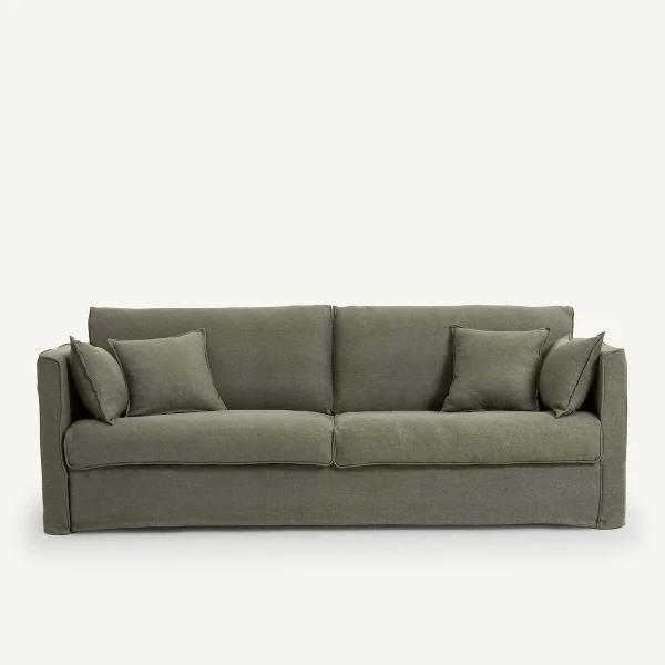 AM.PM Sofabezug Camille, Dickes Leinen Stonewashed