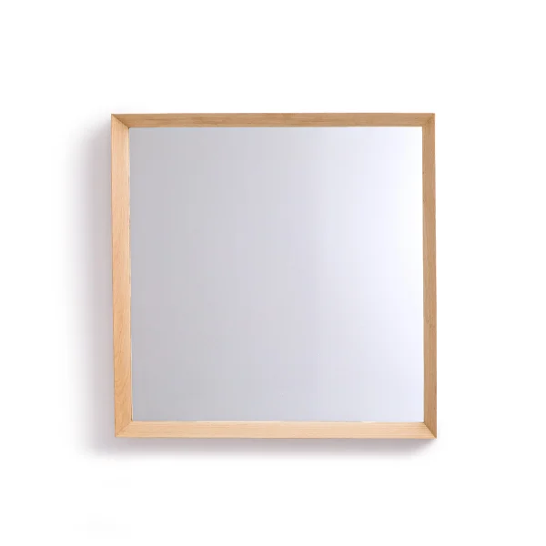 Am.pm Spiegel Andromède, Eiche Massiv, Quadratisch, H. 80 Cm