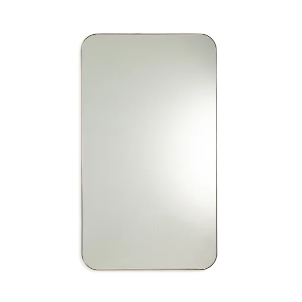 Am.pm Spiegel Caligone, Altmessingfarbener Stahl, H. 140 Cm