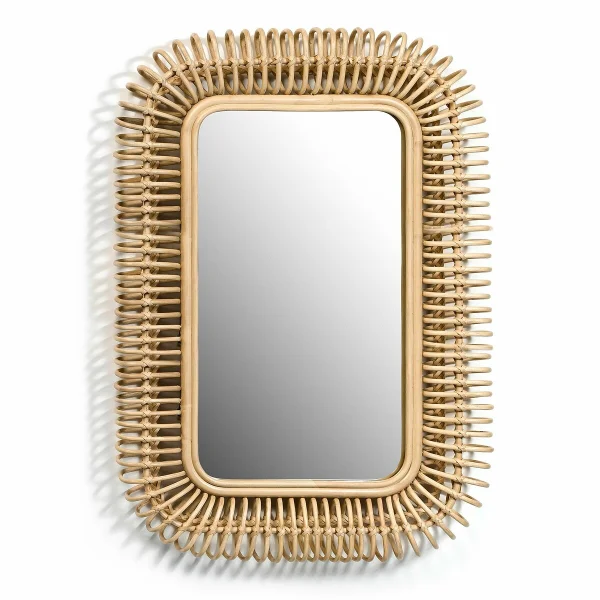 Am.pm Spiegel Tarsile, Rattan, B. 90 X H.60 Cm