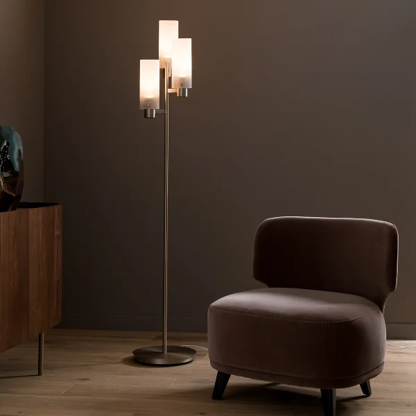 Am.pm Stehlampe Strozzi, Glas/stahl, Design By E. Gallina