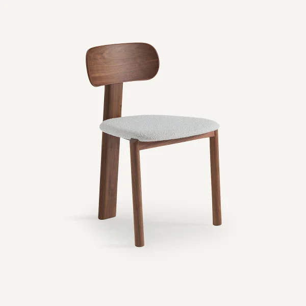 Am.pm Stuhl Marais, Bouclé, Design By E. Gallina