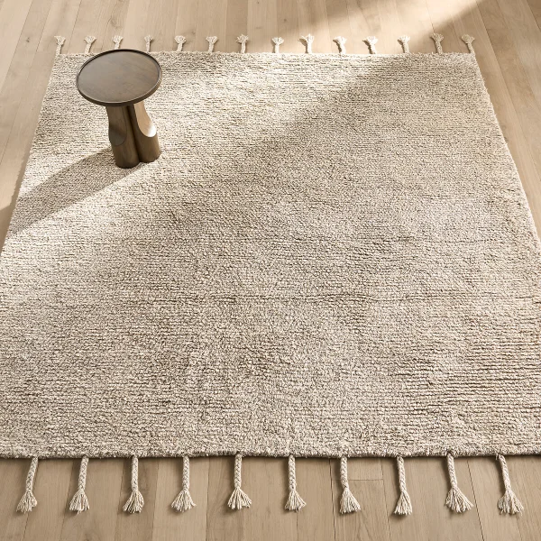 Am.pm Teppich Neroli, Quadratisch, 100% Wolle, Handgeknüpft