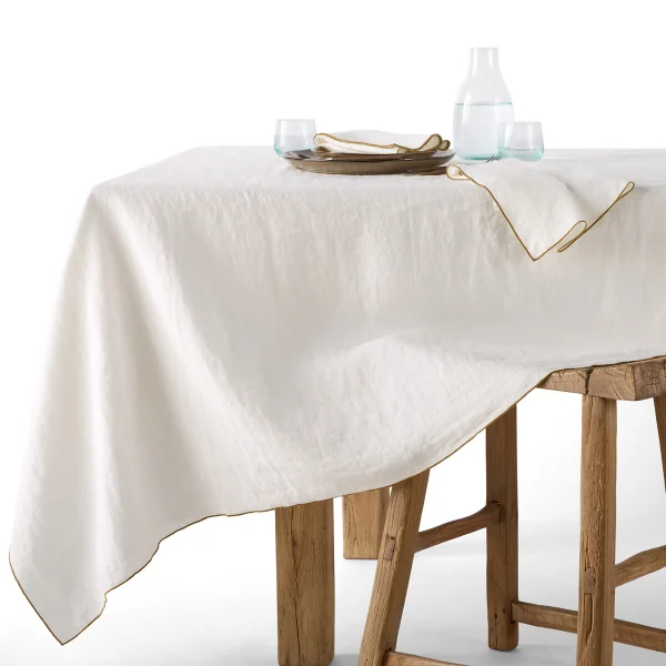 Am.pm Tischdecke Helmati, Gewaschener Hanf 180 x 400 cm