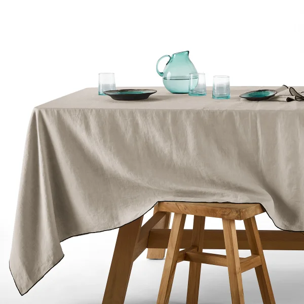 Am.pm Tischdecke Suzy, Gewaschenes Leinen 180 x 250 cm