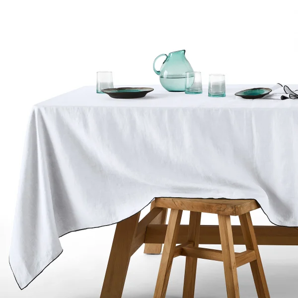 Am.pm Tischdecke Suzy, Gewaschenes Leinen 180 x 350 cm