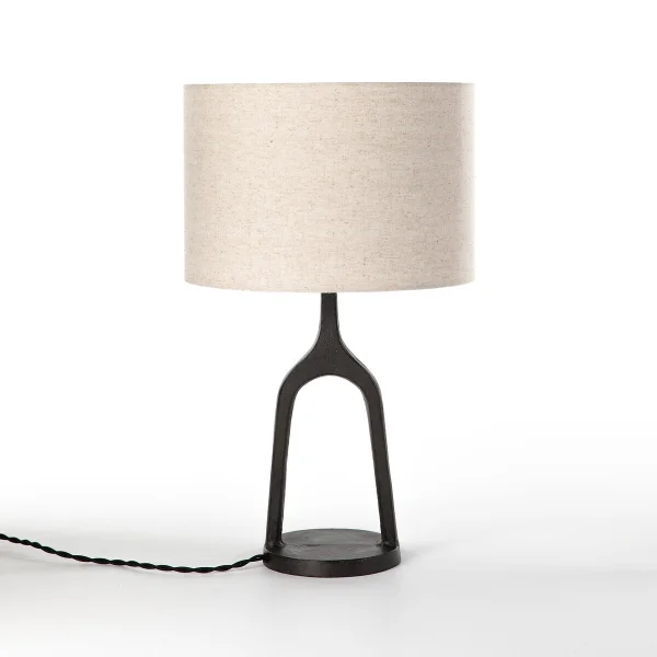 Am.pm Tischlampe Jakomé, Metall Und Leinen