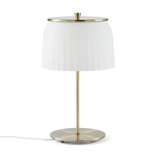 Am.pm Tischleuchte Canelé, Opalglas