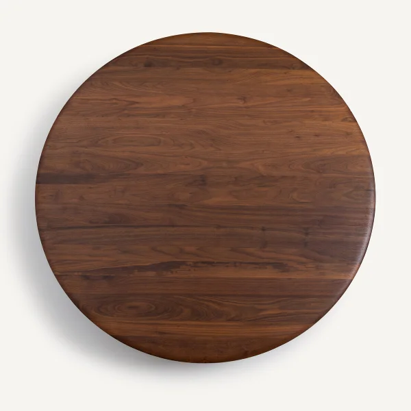AM.PM Tischplatte Hisia, Nussbaum Massiv, Ø 130 Cm