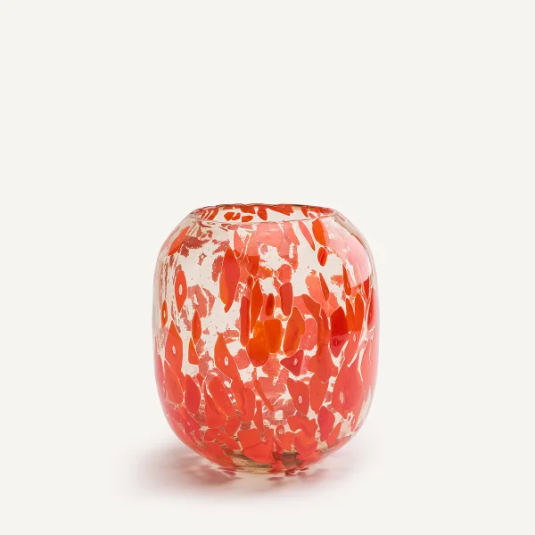 Am.pm Vase Seventi, Mundgeblasenes Glas, H. 32 Cm