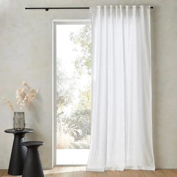 Am.pm Vorhang Private Mit Faltenband, Gewaschenes Leinen 140 x 350 cm