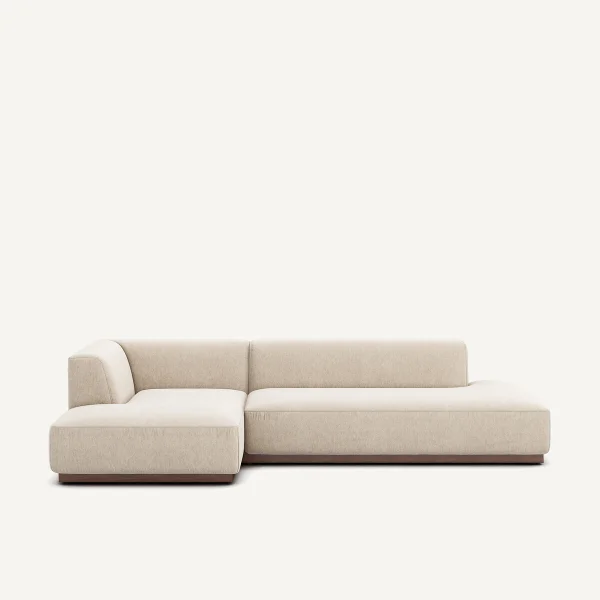 AM.PM Xl-ecksofa Jacopo Mit Ecke Links, Meliertes Gewebe