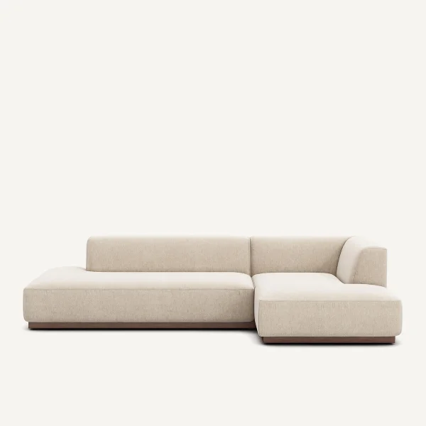 AM.PM Xl-ecksofa Jacopo Mit Ecke Rechts, Meliertes Gewebe