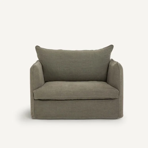 AM.PM Xl-sessel Néo Chiquito, Dickes Leinen Stonewashed