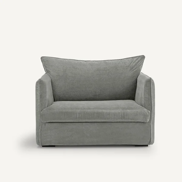 AM.PM Xl-sessel Néo Chiquito, Samt Stonewashed