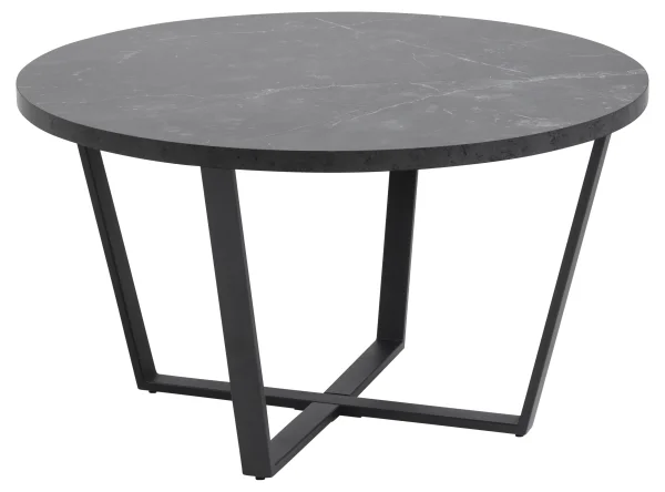 Amst Couchtisch Marmor print schwarz.
