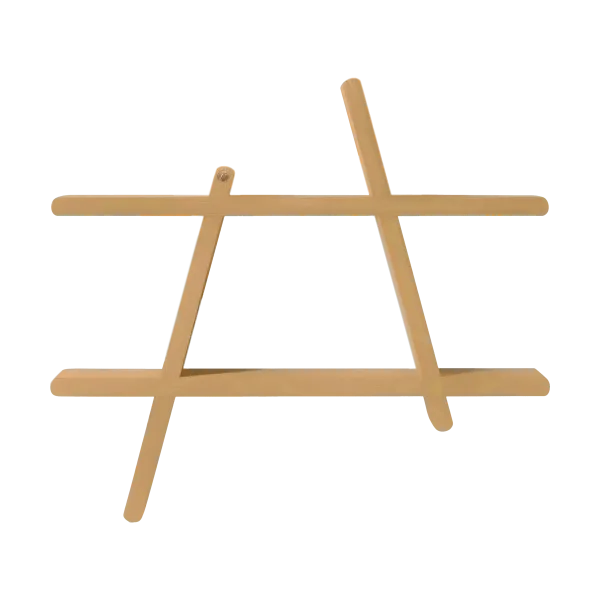Andersen Furniture A-Shelf Wandregal Special Edition Brown beige M 52x9x46 cm