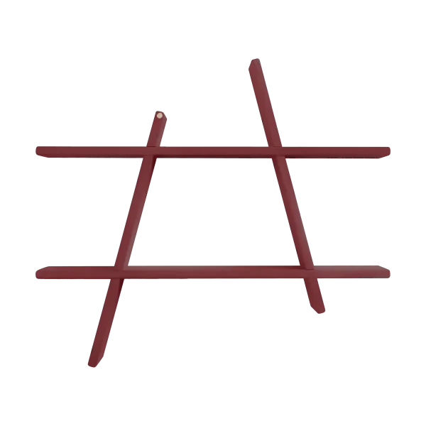 Andersen Furniture A-Shelf Wandregal Special Edition Wine red L 78x12x67 cm