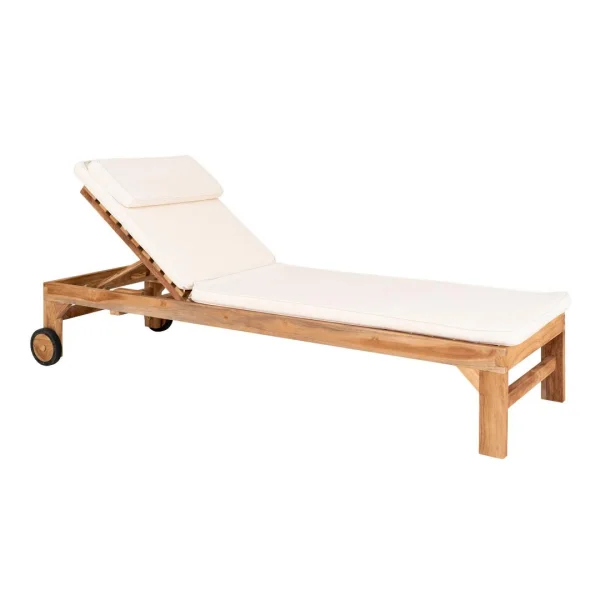 Andorra Liegenstuhl inkl. Kissen Teak.