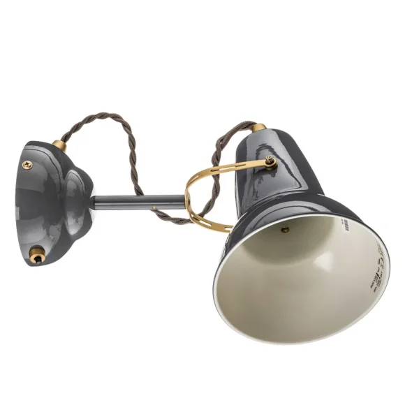 Anglepoise - Original 1227 Brass Wandleuchte Elephant Grey