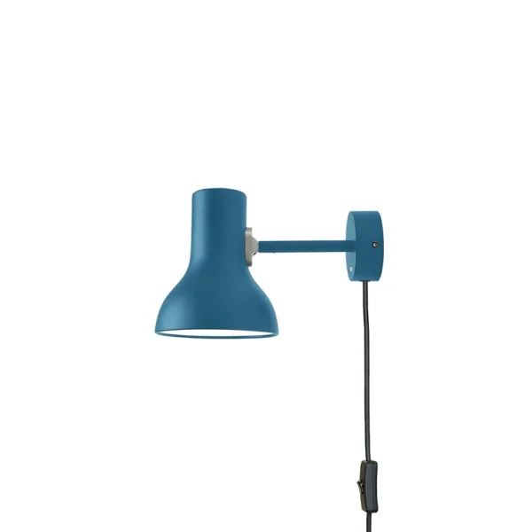 Anglepoise - Type 75 Mini Wandlampe mit Stecker, blau Anglepois