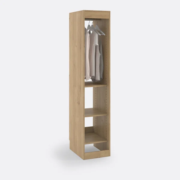 Ankleidemodul Build Mit Kleiderstange + 3 Böden