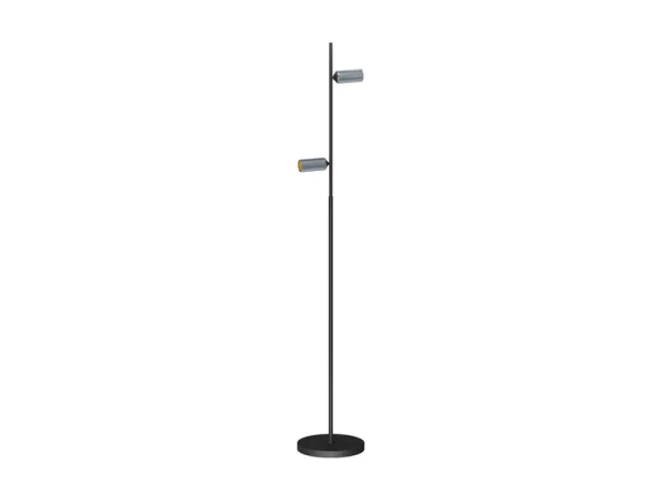 ANTIDARK - Decor F2 LED Stehlampe, dimmbar, schwarz/Alu