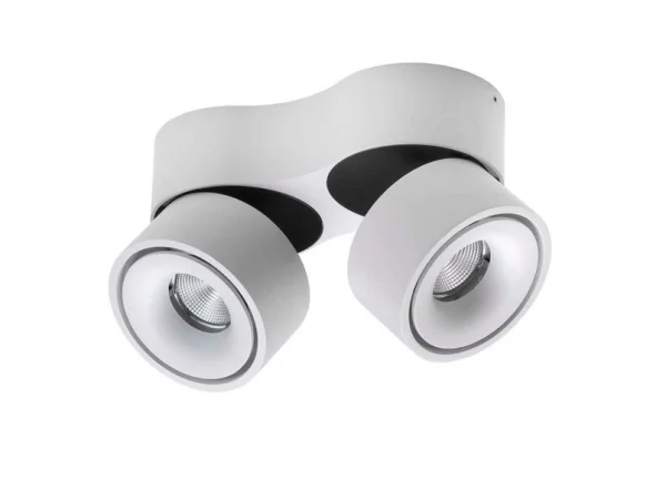 ANTIDARK - Easy Double W2100 LED Deckenlampe, weiß, 2-flg.
