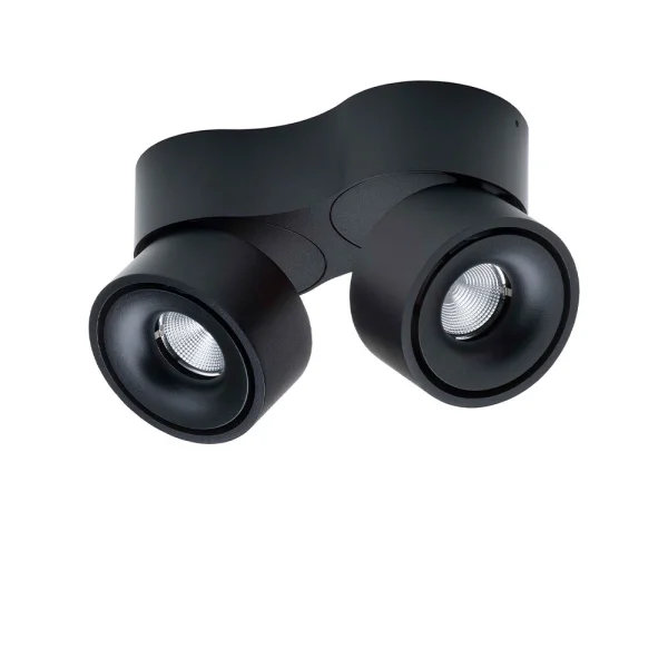 ANTIDARK - Easy Double W2100 LED Deckenleuchte 1800-2700K DTW Black