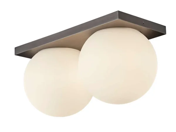 ANTIDARK - Palla C2135 LED-Deckenlampe, grau/weiß, dimmbar