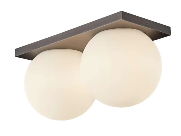 ANTIDARK - Palla C2135 LED Deckenleuchte Dim-to-Warm Opal/Titanium