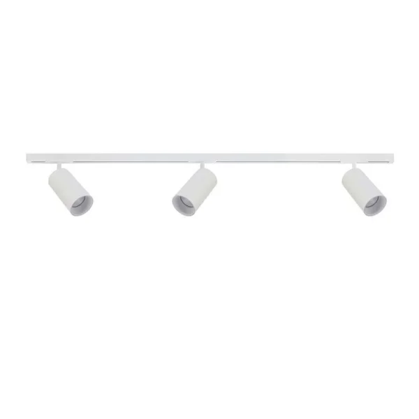 ANTIDARK - Schienensystem Designline, 3 Tube Spots, 1 m weiß