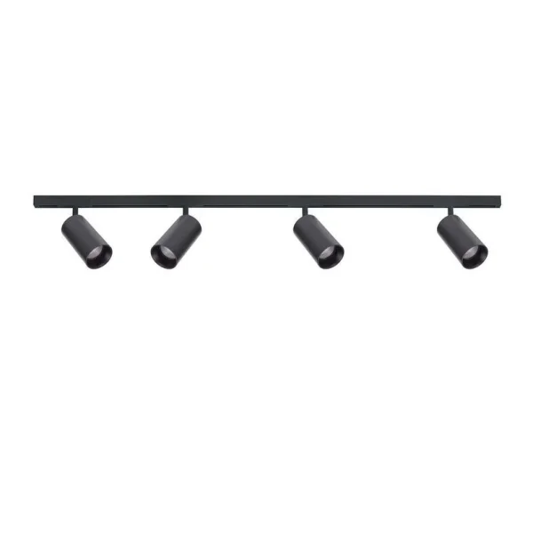 ANTIDARK - Schienensystem Designline 4 Tube Spots 1,9m schwarz