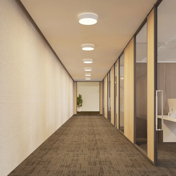 Arcchio -  LED-Deckenlampe Vanida, weiß, Ø 40 cm, up/down
