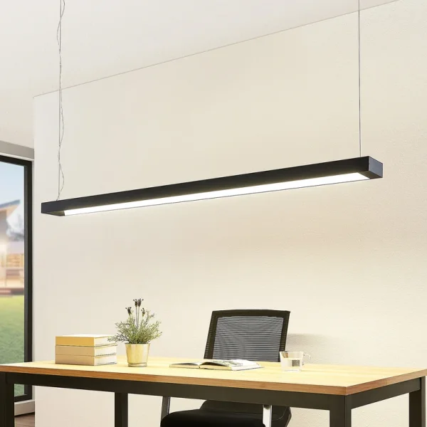 Arcchio -  LED-Pendellampe Cuna, schwarz, 162cm, Metall