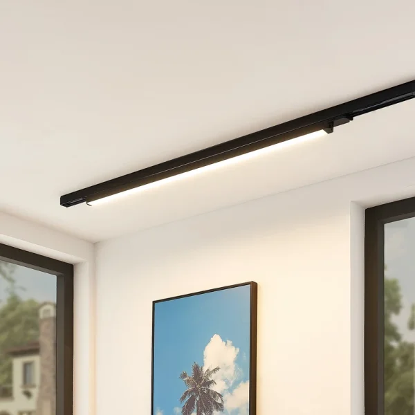 Arcchio -  LED-Schienenleuchte Harlow, schwarz, 109 cm, 3.000K