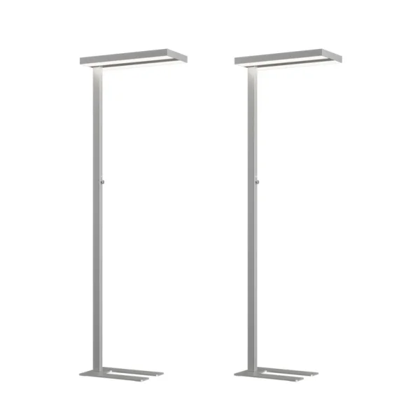 Arcchio -  LED-Stehlampe Logan Basic,  2er-Set, silber, 6000 lm